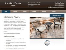 Tablet Screenshot of centexpaverservices.com